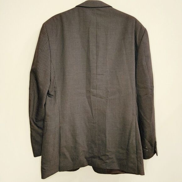 Tommy Hilfiger Wool Pinstripe Suit Jacket Mens Blazer - Picture 2 of 6